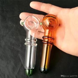 Multi-round smoke glass glass bongs accessories Smoking Pipes Colourful mini multi-colors Hand Pipes Best Spoon