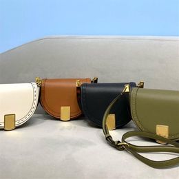 Retro Saddle Insert Buckle Genuine Leather Messenger Bags Flap Crossbody tote Bag Strap Shoulder Handbag purse wellt264i
