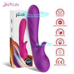 Beauty Items G Spot Dildo Vibrator for Women Silicone Dual Vibration Vaginal Clit Massager Clitoris Stimulation Toys sexy Adult 18