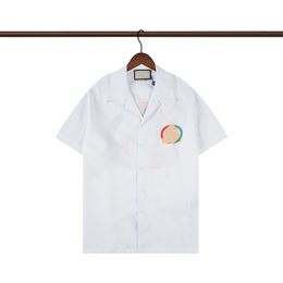 남성 디자이너 셔츠 여름 짧은 소매 캐주얼 셔츠 패션 거꾸로 삼각형 느슨한 폴로 비치 스타일 통기성 티셔츠 티셔츠 탑 의류 멀티 스타일 M-3XL