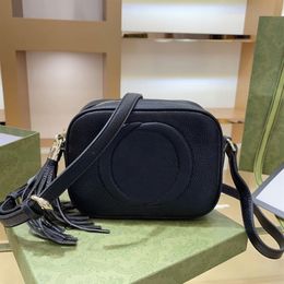 Soho Disco Camera Bag Crossbody Shoulder Bags Women Handbag Purse Genuine Leather Classic Letter Clutch Zip Wallet Tassel Pendant 307q