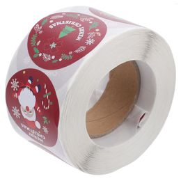 Christmas Decorations 1 Roll Xmas Wrapping Sticker DIY Baking Stickers Sealing Labels Lovely