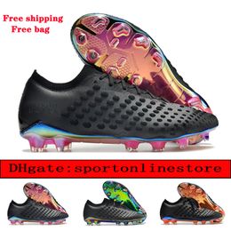 Send With Bag mens Soccer Boots Phantom Ultra Venom FG ACC Football Cleats Men Outdoor Firm Ground Spikes Trainers Soccer Shoes Bonded Pack scarpe calcio sneakers