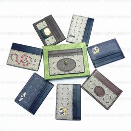 High quality Genuine Leather Purse Holder Luxurys Designers Fashion handbag Men nylon Women's Coin Card Holders Black Lambski258h