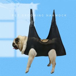 Fashion Dog Apparel Pet Grooming Hammock Helper Restraint Bag Puppy Cat Nail Clip Trimming Bathing Pets Hammocks