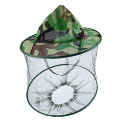 Garden supplies Beekeeping hats Outdoor camouflage shawl hat Outdoor Wild bee cap RRC788