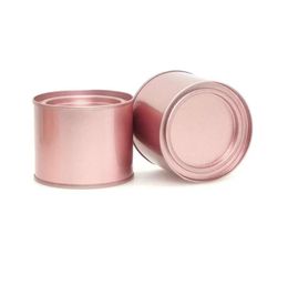 250ml Aluminum Can Tin Coffee tea Jar Lip Balm Container Empty Candle Jars Metal Cream Pot Box RRA843