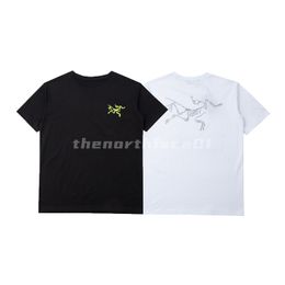 Luxury Fashion Brand Mens T Shirt Bird Letter Print Round Neck Short Sleeve Summer Loose T-Shirt Top Black White