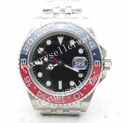 Men's Super BPF Factory 2813 GMT Top Edition Plated 126710 126719 Black/Red/Blue Ceramic Bezel Steel 904L Sapphire Crystal 40MM GMT 126719 Wristwatches