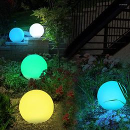 Upgrade 30CM Floating Pool Light With Remote Outdoor Waterproof Garden Patio Glowing Ball LED Illuminated Lawn Lamp