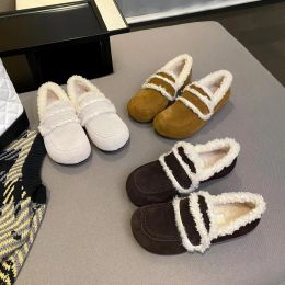 2022 nuovi sandali ingombranti ispessiti all'interno del grano personalizzato arricciatura di pecora antiscivolo fondo grande caffè beige castagna 35-40