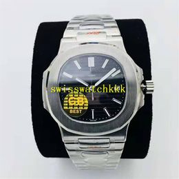 GB Factory V2 NAUTILUS 5711 Mens Watch Swiss 324sc Automatic Mechanical Sport Watch Sapphire Crystal 904L Stainless Steel 30M Wate2767