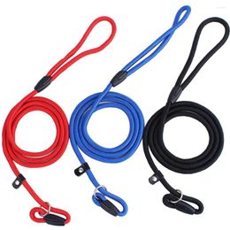 Dog Collars Pet Cat Solid Nylon Lead Leash Control Restraint Puppy Soft Walk Red Black Blue For Small Chihuahua