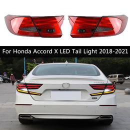 Car Taillights Assembly Turn Signal Lights For Honda Accord X LED Tail Light Fog Reverse Parking Running Lights Rear Lamp