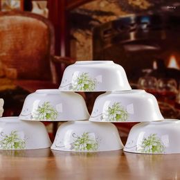 Bowls 6pcs/set Jingdezhen 6 Inches Bone China Ceramic Chinese Style Dining Room Porcelain Noodle