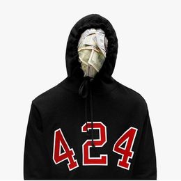 Big Sale Kanyes Style 424 Print Men's Hoodies Winter Hooded Sweatshirts Heavy Weight Big Sweat Shirt Women Men Pullovers Hoody