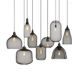 Pendant Lamps Dining Table Lamp Industrial Style Lighting Christmas Decorations For Home Vintage Bulb Moroccan Decor