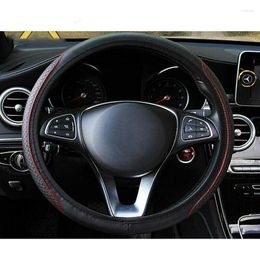 Steering Wheel Covers Replacement Cover Decor Imitation Leather Portable 1pcs