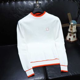 Luxury wool sweater mens knitwear letter embroidery pullover coat designer sweaters men women casual hoodie fashion knit shirt