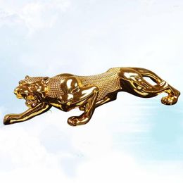 Interior Decorations 1 Pc Leopard Car Ornament Resin Cool Gift For Vehicle Auto