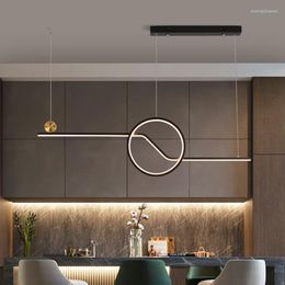 Pendant Lamps Luxury Decoration Modern Light Black Indoor Home LED Iron Lamp For Dining Room Creative Living Hanging