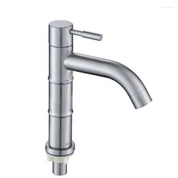 Bathroom Sink Faucets 304 Stainless Steel Single Cold Quickly Open Type Kitchen & Basin Faucet Rust And Corrosion Resistance Water Tap