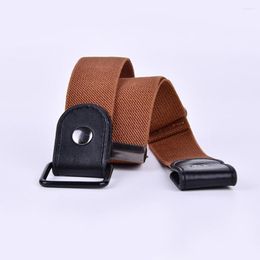 Belts Lazy Man Belt Buckle-Free Waist For Jeans Pant No Buckle Stretch Elastic Hassle Drop SCB0246