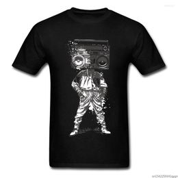 Men's T Shirts Punk Old School Boy Retro Cassette Tape Head Men's Music T-shirt Short Sleeve Tops Shirt Classic Tees