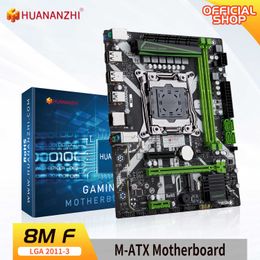 HUANANZHI 8M F LGA 2011-3 Motherboard Intel XEON E5 V3 V4 All Series DDR4 RECC NON-ECC memory NVME USB3.0 SATA