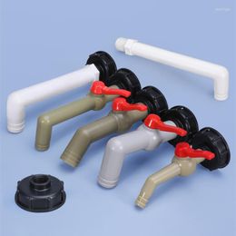 Watering Equipments 1PCS Plastic IBC Tank Fittings S60 6 Thread Valve Hose Switch Lengthen Adapter Garden Faucet