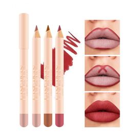 Handaiyan colored lipstick pencil lip liner set Waterproof Sweatproof Wholesale Makeup Matte Lipliner Pen