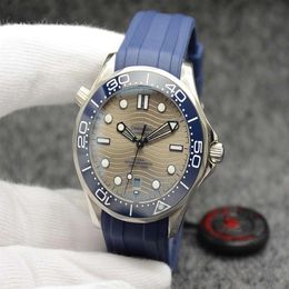 3a Mens For Professional Sea Watch Automatic Movement Ocean Diver 42mm Ceramic Bezel Master Designer Rubber Watches227u