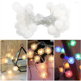 Christmas Decorations Snow Balls Fairy Lights USB LED Xmas Ball String Waterproof Decoration For Indoor Outdoor Party Wedding Tree