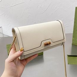 Designer Women Diana Bamboo Closure Shoulder Bag Italy Brand Cowhide Crossbody Wallet Genuine Leather Handbag Luxurys Designers Ba244w