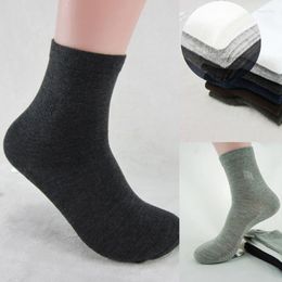 Men's Socks 10 Pairs Cotton Fiber Ultra-thin Elastic Silky Short Silk Stockings Men Ankle High For Male