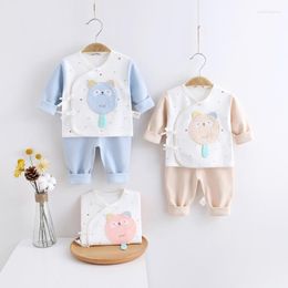 Clothing Sets Spring Born Baby Boys Girls Clothes Outfit Tops Pants Sports Suits Cloth For Toddler Infant Pajamas