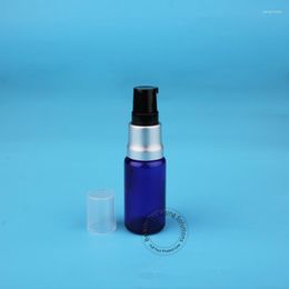 Storage Bottles High Quality 15ml 10pcs/Lot Glass Spray Lotion Pump Bottle Essential Oil Jar Small 1/2 OZ Atomizer Cosmetic Container White