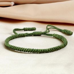 Strand Military Men Bracelet ArmyGreen Navy String Lucky Rope Bracelets Bangle Handmade Woven Wrap Wristband Outdoor Sport Male Jewellery