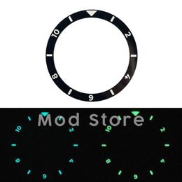 Repair Tools & Kits SKX007 SRPD Mod Flat Ceramic Bezel Insert Dual Time Style GMT 12 Hours Black 38mm BGW9 Lume212j