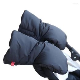 Stroller Parts Gloves Winter Pushchair Buggy Pram Hand Muff Mittens Handmuff For Toddler Kids Waterproof Baby Infant Accessories