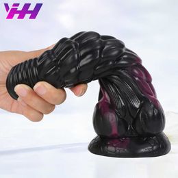 Beauty Items Huge Monster Dildo Anal Toys Soft Silicone Butt Plug Male Prostate Massager sexy For Women Masturbation Shop