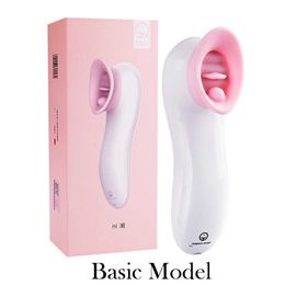 Beauty Items Noiseless/Silent Tongue Vibrant-Tool Multi Speed Female Oral Simulator Clitoris Sucking Vibrators Nipple Sucker Licking