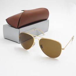 Fashion Round Sunglasses Eyewear Sun Glasses Designer Black Metal Frame Dark Glass Lenses For Mens Womens Better