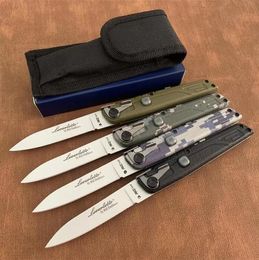 Hotsale 8.05 '' Italian FRN Bill DeShivs Leverletto Knife Coltelli tattici automatici a singola azione orizzontale Coltelli da sopravvivenza per caccia da campeggio Strumenti EDC F125