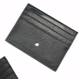 new fashion 2020 designer man mini wallet Card Holders Saffiano Pebble genuine leather classic black wallet ship257R
