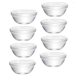 Bowls Bowlsbowl Pudding Dessert Serving Container Jellydishes Clear Prepmini Salad Dish Ramekins Mixing Cups Candy Snack Sauce