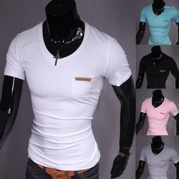 Men's T Shirts ZOGAA Summer Men Tshirt Short Sleeve Tops Fitness Gym O-Neck Clothing Man Tees Shirt For Male Solid Colour Multi Colours