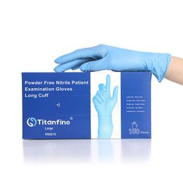 24pieces Quality assurance Cleaning Disposable Blue Nitrile Gloves Powder Free