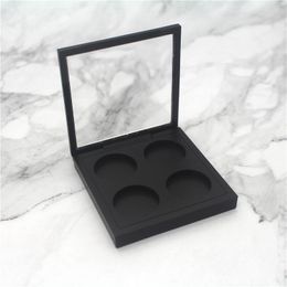 Storage Bottles 20/30pcs Matte Black Lipstick Sub Containers Cosmetic Concealer Case Eyeshadow Powder Compacts Blusher Jars