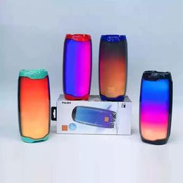 Pulse 4 Portable Mini Bluetooth Speaker LED light Wireless Speakers with Retail Package